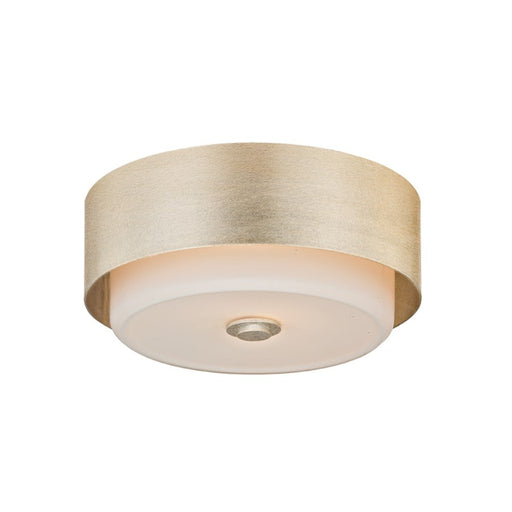 Troy Lighting Allure 1Lt 13" Flush Mount, Silver Leaf/Opal Etched - C5662-WSL