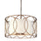 Troy Lighting Sausalito 5Lt Chandelier, Silver Gold/White - F1285-SG