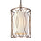 Troy Lighting Sausalito 3 Light Pendant, Silver Gold/White - F1287-SG