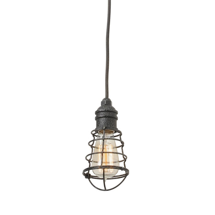 Troy Lighting Conduit 1Lt Pendant, Old Silver - F3813-APW