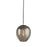 Troy Lighting Odyssey 1Lt Pendant, Carbide Black/Nickel/Smoked - F4294-TBK-PN