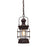 Troy Lighting Atkins 1Lt Hanging Pendant, Medium, Rust/Clear - F5057-HBZ