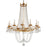 Troy Lighting Viola 12 Light Chandelier, Vintage Gold Leaf - F5367-VGL