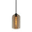 Troy Lighting District 1Lt Pendant, Small, Satin Black/Topaz - F5571-SBK