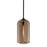 Troy Lighting District 1Lt Pendant, Large, Satin Black/Topaz - F5572-SBK