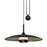 Troy Lighting Alchemy 1Lt 15" Pendant, Bronze Silver/Opal Glossy - F5866-VBZ-WSL