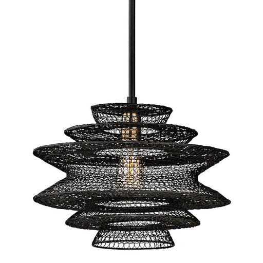 Troy Lighting Kokoro 1 Light Pendant, Kokoro Bronze - F6015-SBK