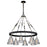 Troy Lighting Menlo Park Small Chandelier, Deep Bronze