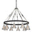 Troy Lighting Menlo Park Small Chandelier, Deep Bronze