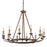 Troy Lighting Cyrano 12Lt Chandelier, Earthen Bronze/ - F6117-EB