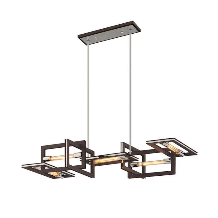 Troy Lighting Enigma 5 Light Linear, Textured Bronze - F6185-TBZ-SS