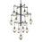 Troy Lighting Brixton 13 Light Chandelier, Graphite - F6208-GRA-BCR