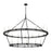 Troy Lighting Sutton 28 Light, 2-Tier Chandelier, Textured Black - F6235-TB