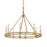 Troy Lighting Sutton 8 Light Chandelier, Champagne Leaf - F6246-CPL