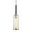 Troy Lighting Aeon 1Lt Pendant, Black/Pol Nickel/Clear - F6273-TBK-PN