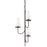 Troy Lighting Marcel 3Lt Chandelier, Bronze/Off-White Hardback - F6294-TBZ