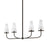 Troy Lighting Marcel 4 Light Linear Chandelier, Textured Bronze - F6299-TBZ