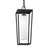 Troy Lighting Mission Beach 1 Light Lantern, Black/Opal Glossy - F6357-TBK