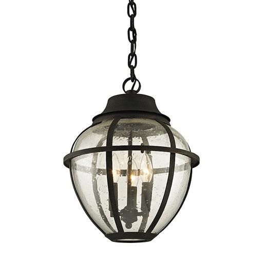 Troy Lighting Bunker Hill 3Lt Hanging Pendant, Bronze/Clear Seeded - F6457-VBZ