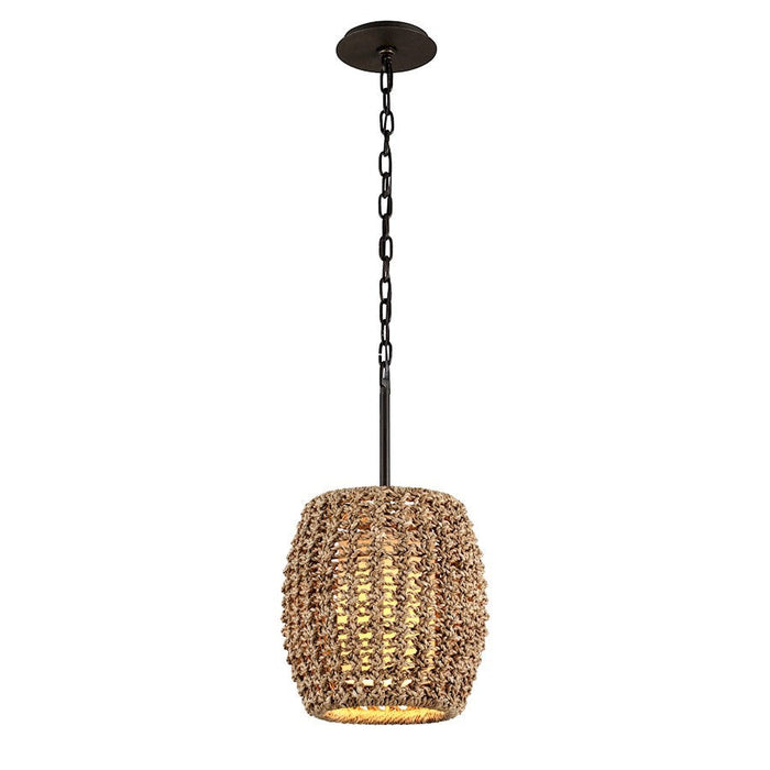 Troy Lighting Conga 1 Light Pendant, Tidepool Bronze