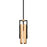 Troy Lighting Emerson 1 Light Pendant, Soft Black/Brushed Brass - F6783-SBK-BBA