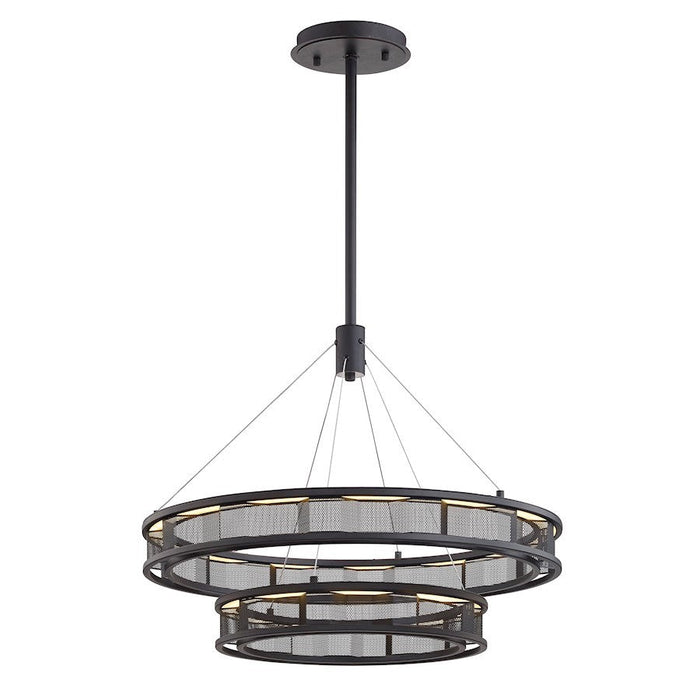 Troy Lighting Fuze 1 Light Small 2 Tier Pendant, Modern Bronze