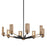 Troy Lighting Pilsen 8Lt Chandelier, Bronze/Brass/Plated Brass - F6878-SFB-PBR