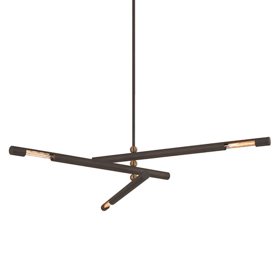 Troy Lighting Hendrix 3Lt Pendant, Chemical Bronze/ - F6886-BRZ-PBR