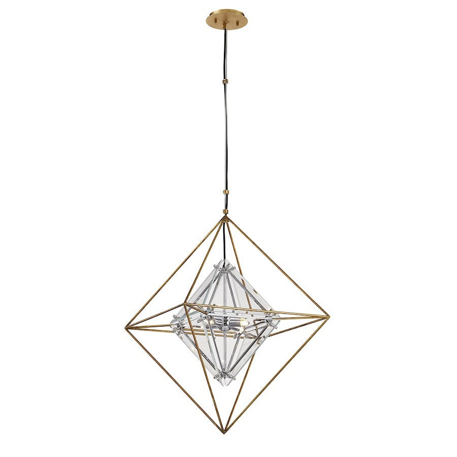 Troy Lighting Epic Pendant, Gold Leaf