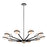 Troy Lighting Ace Chandelier, Carb Black/Polished Nickel