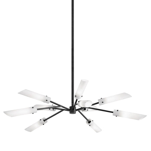 Troy Lighting High Line 10 Light Chandelier, Soft Off Black - F7227-SFB