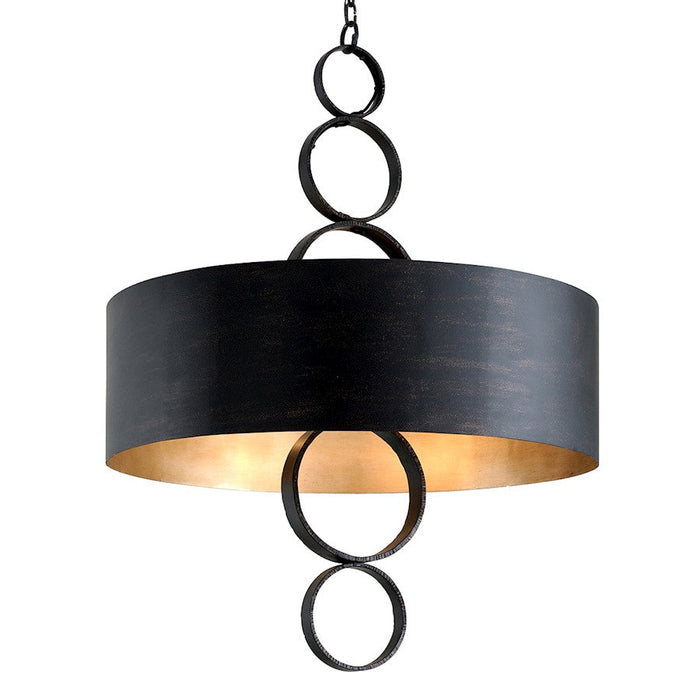 Troy Lighting Rivington 8 Light Chandelier, Charred Copper - F7236-CH