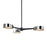 Troy Lighting Allisio 3 Light Chandelier, Black/Black Chrome - F7333-TBK-BCR