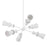 Troy Lighting Florence 6 Light Chandelier, Gesso White/White - F7906-GSW