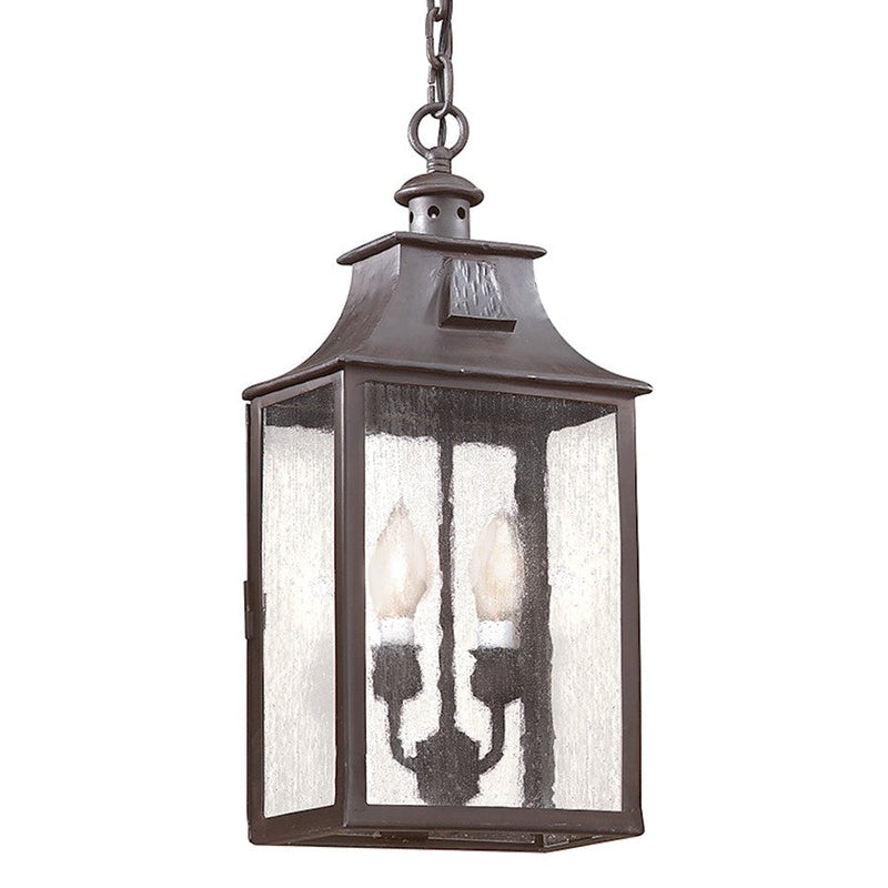 Troy Lighting Newton 2Lt Hanging Pendant, Medium, Bronze/Seed - F9004-SFB