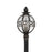 Troy Lighting Campanile 3 Light Post, French Iron/Clear Seeded - P5006-FRN