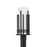 Troy Lighting San Mateo 1 Light Exterior Post, Textured Black/Opal - P5422-TBK