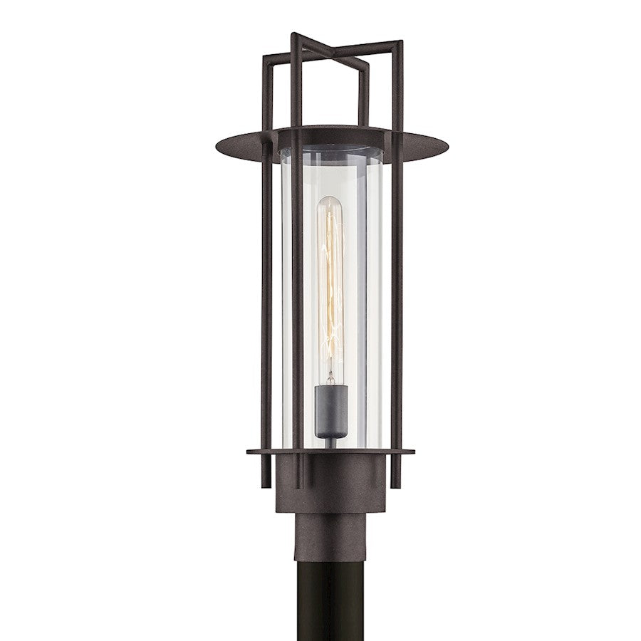 Troy Lighting Carroll Park 1 Light Post Mount, Textured Bronze - P6815-TBZ