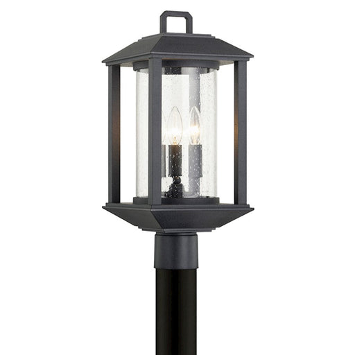 Troy Lighting Mccarthy 3 Light Post, Forged Iron - P7285-FOR