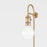 Troy Lighting Dean 1 Light Plug-In Sconce, Patina Brass