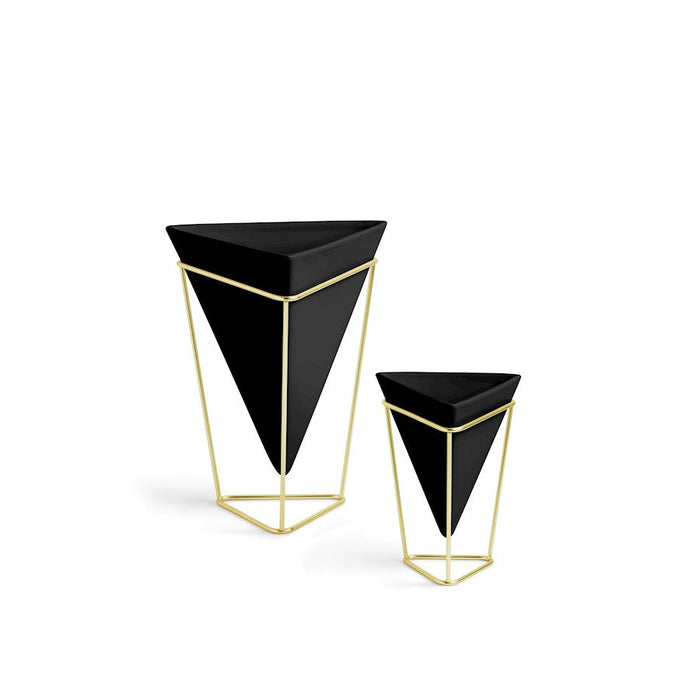 Umbra Trigg Tabletop Set (2), Small/Large Black/Brass