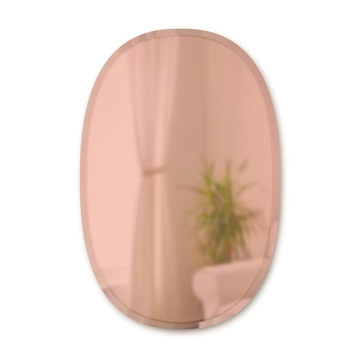 Umbra Hub Bevy Oval Mirror 24 x 36, Copper - 1015033-880