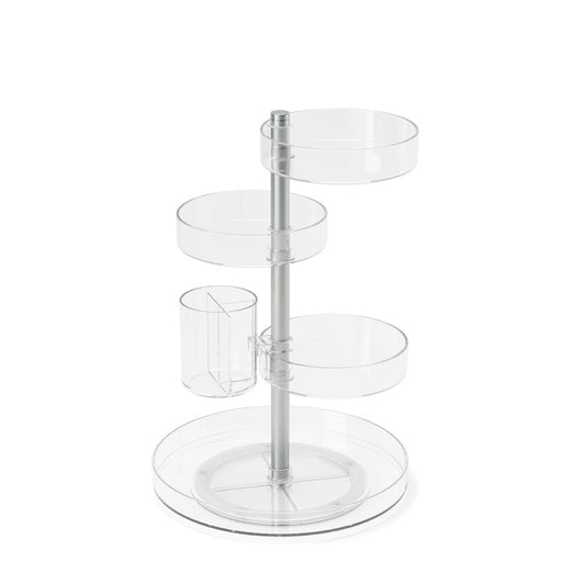 Umbra Pirouette Organizer, Clear/Nickel - 1015097-239