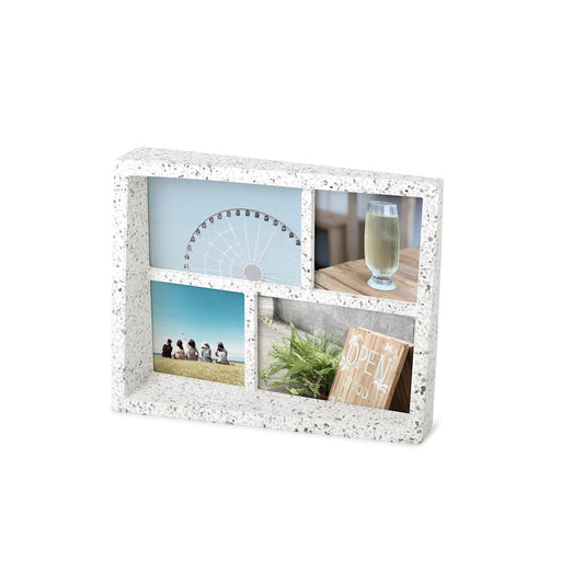 Umbra Edge Terrazzo Photo Display 4Op, Grey/Multi - 1015167-1180