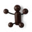 Umbra Woody Wall Hook, Black/Walnut - 1016844-048