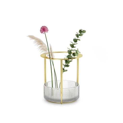 Umbra Tesora Adjustable Vase, Brass - 1017036-104