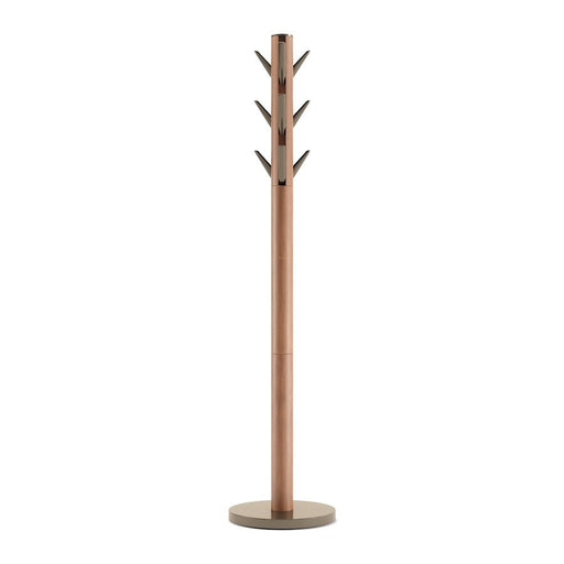 Umbra Flapper Coat Rack, Light Walnut/Warm Gold - 320361-1227