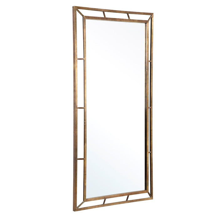 Uttermost Farrow Copper Industrial Mirror, Solid Iron