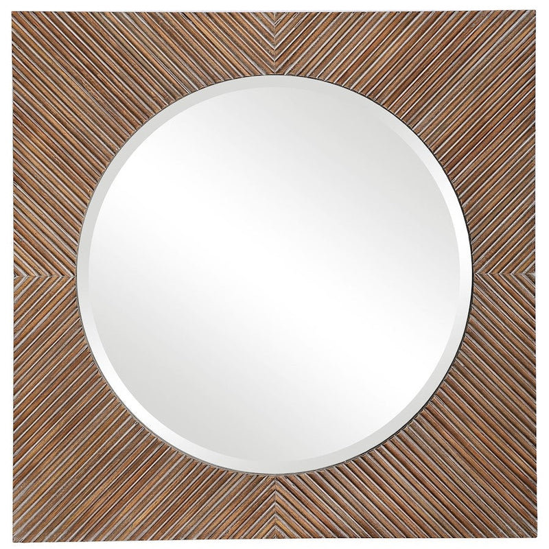 Uttermost Uma Wooden Square Mirror - 09689