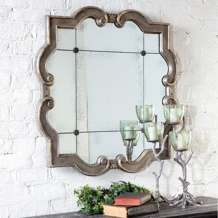 Uttermost Prisca Distressed Silver Mirror